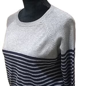 Forever21 Cropped Small Striped Sweater